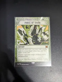 Force of Vigor Outlaws of Thunder Junction: Breaking News Regular mtg - Image 1