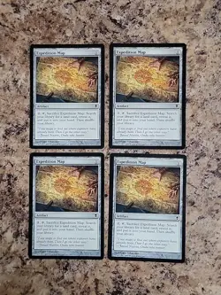 Expedition Map 4x *PLAYSET* MtG Zendikar Played Worldwake - Image 2