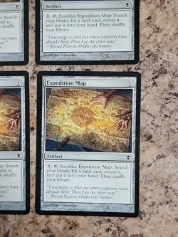 Expedition Map 4x *PLAYSET* MtG Zendikar Played Worldwake - Image 5