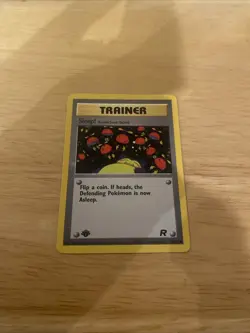 Pokemon-Sleep! (Rocket's Secret Machine) 79/82 Team Rocket Regular First Edition - Image 2