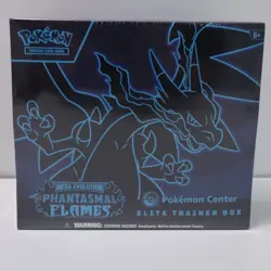 Phantasmal Flames TCG Pokemon Center Exclusive Elite Trainer Box ETB - Image 1