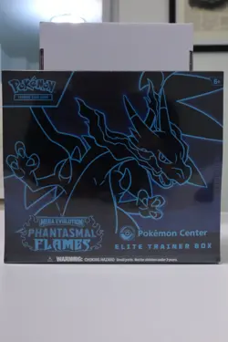 Phantasmal Flames TCG Pokemon Center Exclusive Elite Trainer Box ETB - Image 1