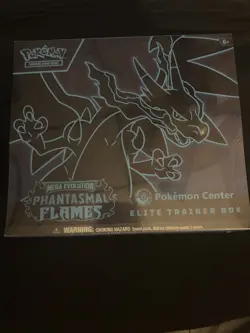 Phantasmal Flames TCG Pokemon Center Exclusive Elite Trainer Box ETB - Image 1