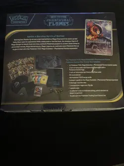 Phantasmal Flames TCG Pokemon Center Exclusive Elite Trainer Box ETB - Image 2