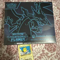 Phantasmal Flames TCG Pokemon Center Exclusive Elite Trainer Box ETB - Image 1