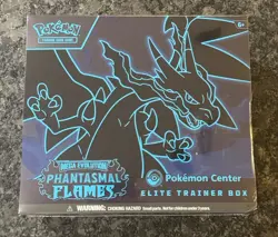 Phantasmal Flames TCG Pokemon Center Exclusive Elite Trainer Box ETB - Image 1