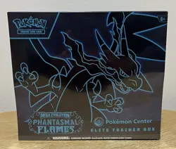 Pokemon TCG Pokemon Center Phantasmal Flames Elite Trainer Box ETB Exclusive - Image 1