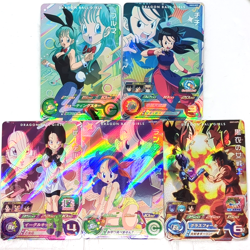 UGM10-GCP Full Complete Set of 5 DRAGON BALL GIRLS Dragon Ball Heroes Card NM - Image 1