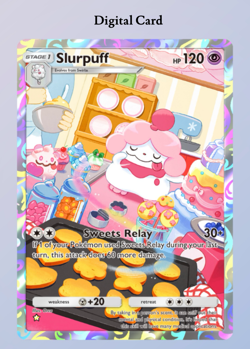 (Digital Card) Slurpuff Full-Art 1⭐, Pokemon TCG Pocket, English - Image 1