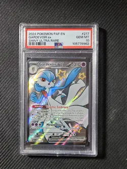 2024 PSA 10 GARDEVOIR EX 217/091 PALDEAN FATES SHINY ULTRA RARE POKEMON - Image 1