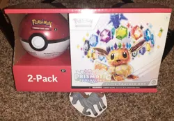 2-PACK POKEMON TCG SCARLET & VIOLET PRISMATIC EVOLUTIONS TRAINER BOX SEALED - Image 1