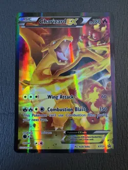 2016 Pokemon Charizard EX XY121 Black Star Promo 2016 Holo Rare - NM - Image 2