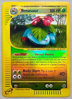 Pokemon Venusaur #30/165 Reverse Holo Rare - 2002 Expedition Base Set - NM Cond! - Image 1