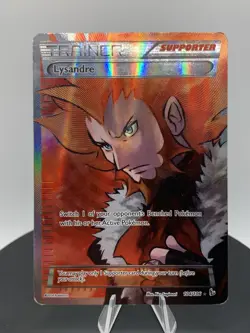 Pokemon TCG XY Flashfire Lysandre 104/106 Full Art Holo HP SEE PHOTOS - Image 3