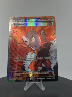 Pokemon TCG XY Flashfire Lysandre 104/106 Full Art Holo HP SEE PHOTOS - Image 4