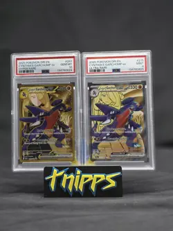 Pokemon Destined Rivals Cynthia's Garchomp ex 241 + 215 *SEQUENTIAL PSA SET!* - Image 1