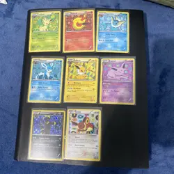Pokemon TCG Eeveelutions Black & White Eevee Promo Set BW87-94 - Image 1