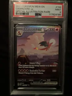 2023 Pokemon Scarlet and Violet 151 Charizard Ex PSA 9 - Image 4