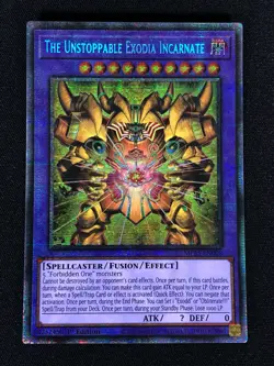 Yugioh The Unstoppable Exodia Incarnate MP25-EN008 1st Starlight (NM) - Image 1