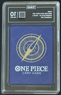 TAG 10 One Piece ST21-009 C* Nami Alt Art - ENG - Foil - EX Gear 5 - Graded - Image 2