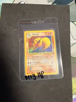 Flareon - 3/64 - Pokemon Jungle Unlimited Holo Rare Card WOTC HP - Image 1