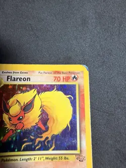 Flareon - 3/64 - Pokemon Jungle Unlimited Holo Rare Card WOTC HP - Image 4
