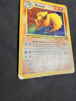 Flareon - 3/64 - Pokemon Jungle Unlimited Holo Rare Card WOTC HP - Image 5