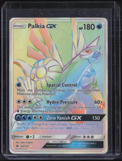2018 Pokemon Sun & Moon Forbidden Light Secret #132 Palkia GX - Image 1
