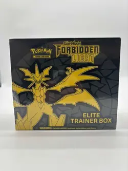 2018 Pokemon Sun & Moon Forbidden Light Elite Trainer Box ETB With Small Tear - Image 1