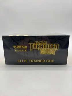 2018 Pokemon Sun & Moon Forbidden Light Elite Trainer Box ETB With Small Tear - Image 3