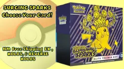Surging Sparks EX, HOLOS, & REVERSE HOLOS: Choose Your Card! Free Shipping! - Image 2
