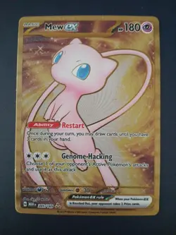 Pokemon TCG Mew ex - (151 Metal Card) 205/165 Sv: Scarlet & Violet 151 - Image 1
