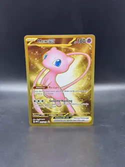 Mew ex 205/165 Sv: Scarlet & Violet 151 Holo Gold Pokemon TCG - Image 1