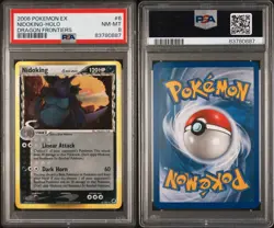 PSA 8 Nidoking 6 Holo ex Dragon Frontiers Pokemon TCG 2006 Vintage Near Mint NM - Image 3