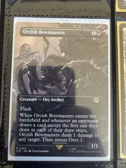 Orcish Bowmasters - Borderless - Magic MTG 2023 Lord of the Rings NM - Image 1