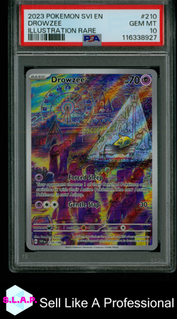 DROWZEE POKEMON 210 2023 SVI BASE GEM MINT ENGLISH PSA 10 - Image 1