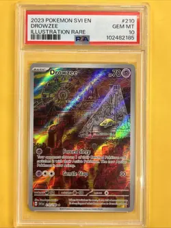 2023 Pokemon Scarlet & Violet Drowzee Illustration Rare #210/198 PSA 10 H1 - Image 1