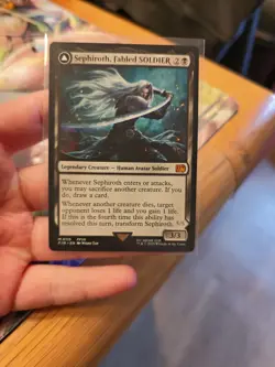 MTG Sephiroth Fabled Soldier 0115 Final Fantasy Mythic Non Foil - Image 1