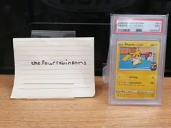 POKEMON FUTSAL PIKACHU ON THE BALL #001 2020 PSA 9 - Image 1