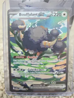 POKEMON TCG S&V White Flare BOUFFALANT EX SIR Special Illustration Card 170/086 - Image 2