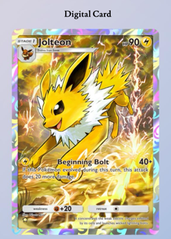 (Digital Card) Jolteon Full-Art 1⭐, Pokemon TCG Pocket, English - Image 1