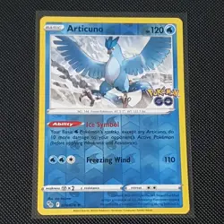 024/078 Articuno : Rare Reverse Holo : Pokemon GO TCG Trading Card Game - Image 1