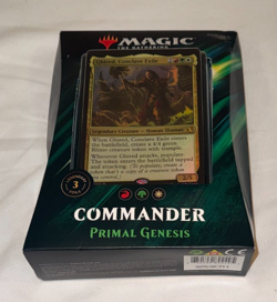 Magic The Gathering MTG Commander 2019 Preconstructed Theme Deck Primal Genesis - Image 1