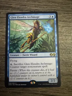 Magic the Gathering Creature: Glen Elendra Archmage Ultimate Masters Regular - Image 1