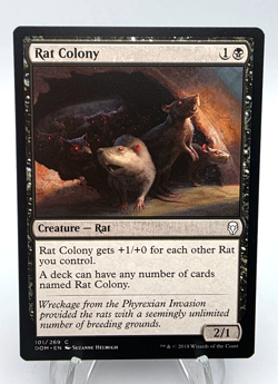 2018 Magic The Gathering - Rat Colony - Dominaria - LP - Image 1