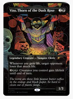 Vito, Thorn Of The Dusk Rose #2283 (Rainbow Foil) (NM) Secret Lair SLD MTG - Image 1