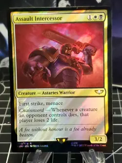 FOIL MTG Assault Intercessor (Surge Foil) Warhammer 40,000- NM - Image 1