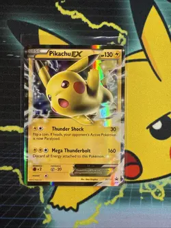 Pikachu EX XY174 - Holo Ultra Rare - Pokemon TCG Black Star Promo 2016 - Image 1