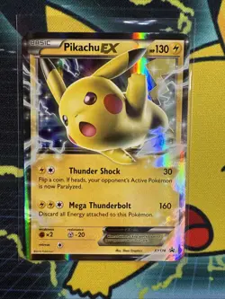 Pikachu EX XY174 - Holo Ultra Rare - Pokemon TCG Black Star Promo 2016 - Image 2