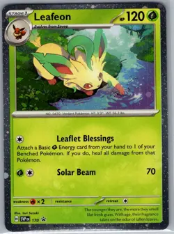 Leafeon - (Cosmos Holo) 170 SV: Scarlet & Violet Promo Cards - Pokemon Card - NM - Image 1